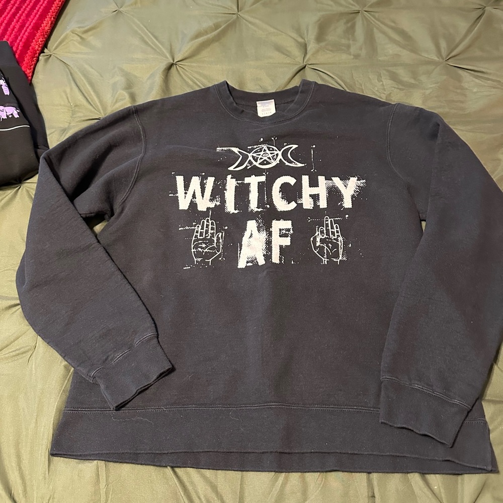 Black Witchy AF Sweatshirt